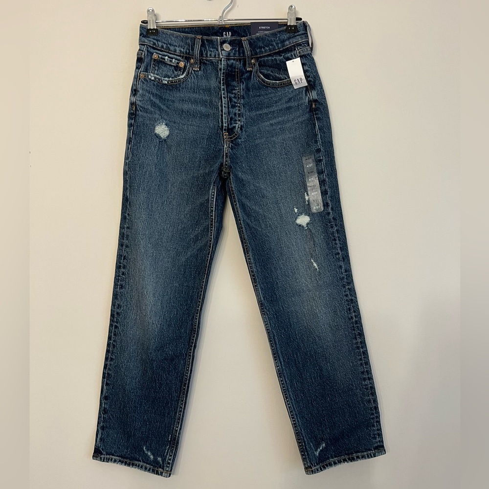 NWT GAP STRAIGHT LEG DENIM 27
